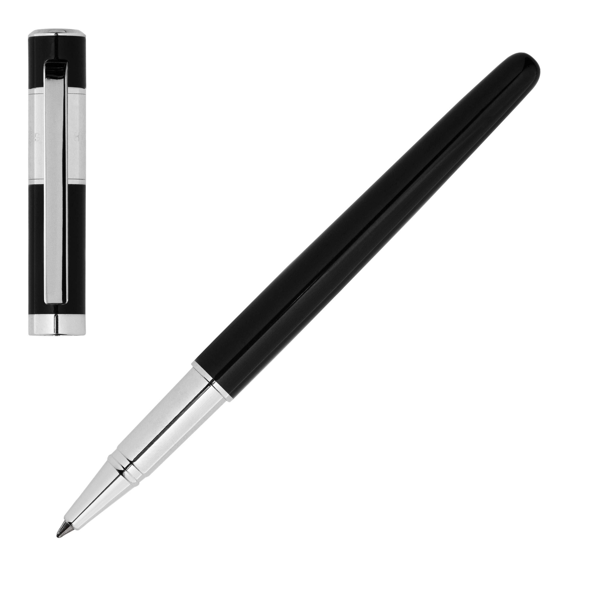 BOSS HUGO RIBBON Classic Rollerball Pen - Premium Silent Anti-Smudge Cap for Smooth Writing | Ideal for Office, Business Meetings & Gift Giving