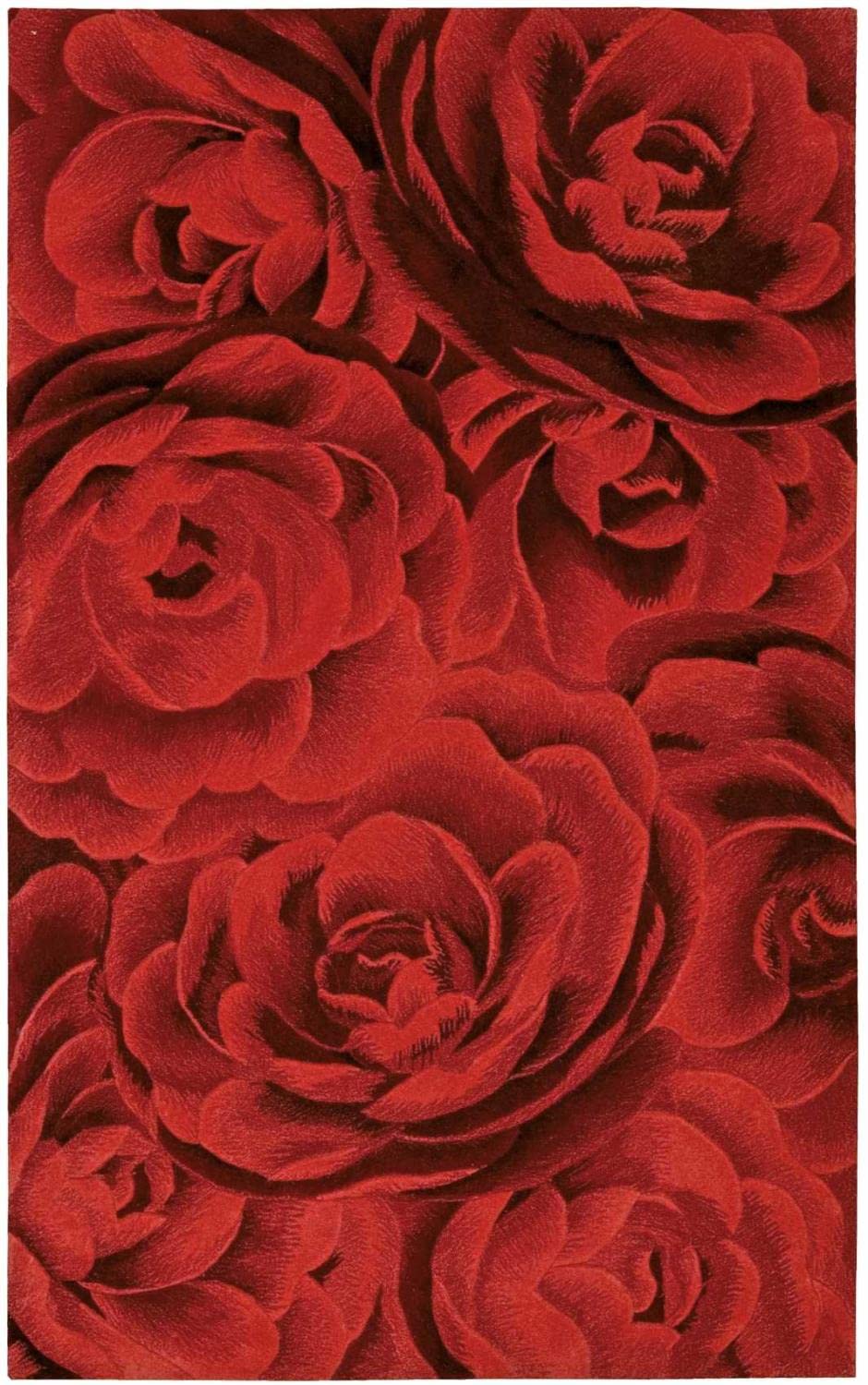 Nourison Moda Floral Crimson 5'6