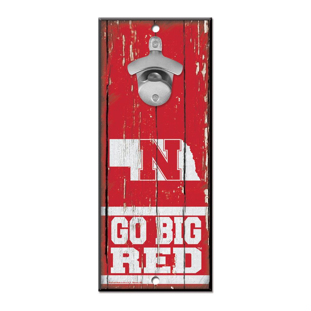 Nebraska Huskers Bottle Opener - Officially Licensed College Football Barware - Perfect for Tailgating, Game Day Parties & Home Decor