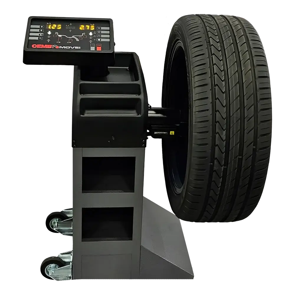 Cemb MOVE Compact 3D Wheel Balancer for Cars & Motorcycles - Professional Auto Shop & DIY Home Garage Tire Balancing Tool