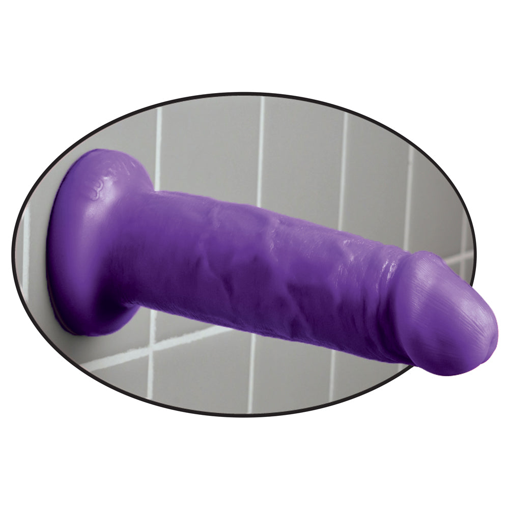 Dillio 6-Chub Thick Realistic Dildo for Women & Men - Extra Girthy Silicone Adult Toy for Solo Play & Couples Use - Perfect for BDSM, Fantasy Roleplay & Spicing Up Your Sex Life