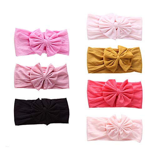 A09- Flower Bow Nylon 7 Color