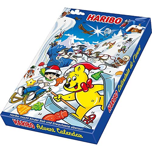 HARIBO Advent Calendar Gummy Candy - 24 Days of Christmas Treats for Kids & Adults | Holiday Countdown, Stocking Stuffer & Party Favor