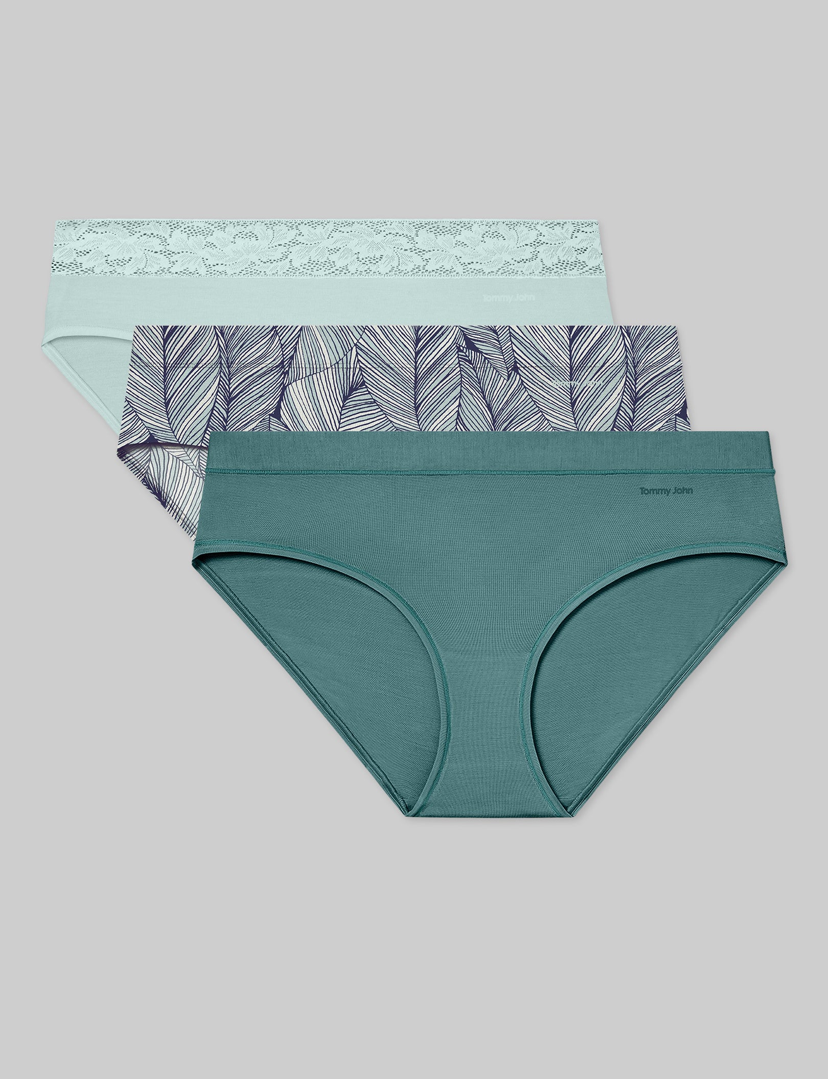 Women's Second Skin Brief Underwear (3 Pack) - Ultra Soft Seamless Panties for Everyday Comfort & Lounge Wear