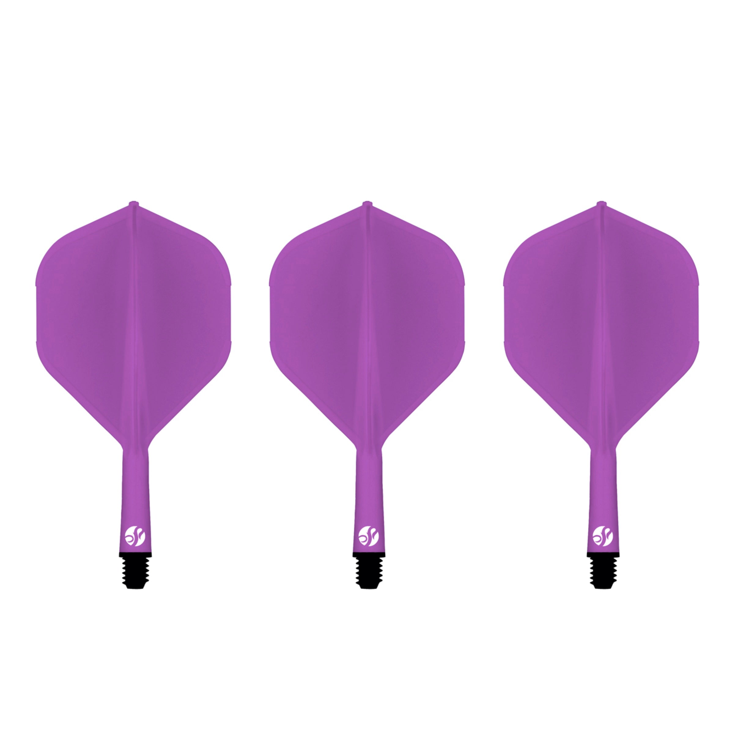 SHOT FLIGHT DECK ONE PIECE Dart & Flight System - Purple Professional Dart Accessories for Bars, Tournaments & Home Practice