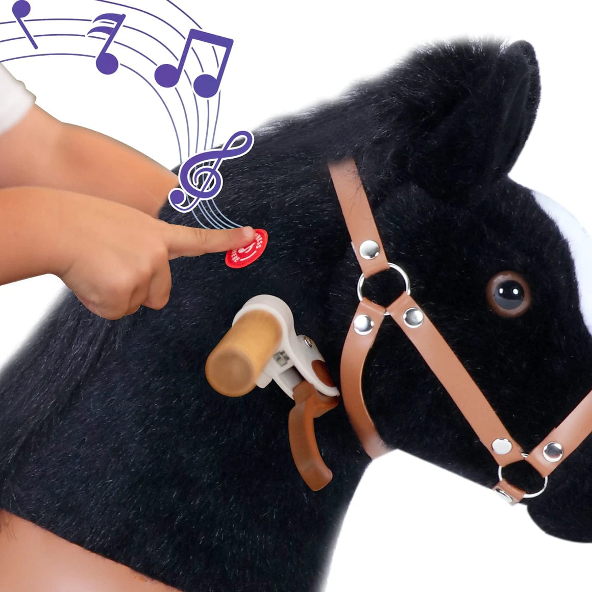 Ponycycle Ride On Toy for Kids Ages 3-5 | Interactive Rocking Horse with Wheels | Perfect for Indoor & Outdoor Play, Birthday Gifts, and Preschool Learning Activities