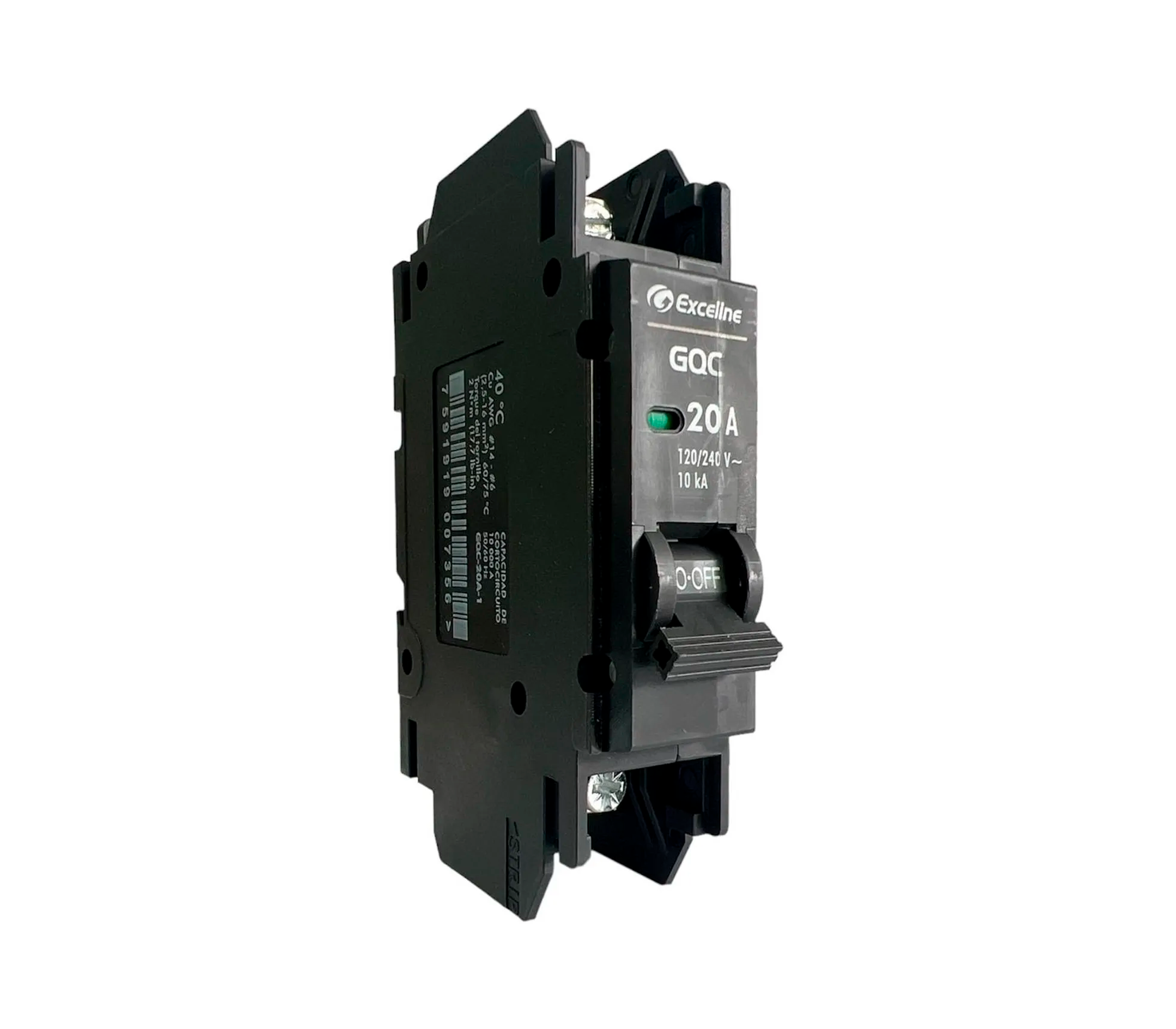 Exceline Surface Mounted Thermal Magnetic Circuit Breaker - Reliable Overload Protection for Home & Commercial Electrical Panels | Perfect for Residential, Office & Industrial Use