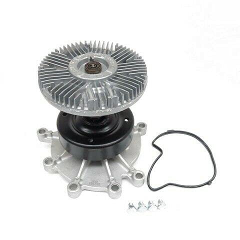 High-Quality Replacement Engine Water Pump with Fan Clutch for Jeep Wrangler, Cherokee, Grand Cherokee - Perfect for Off-Roading & Daily Commuting