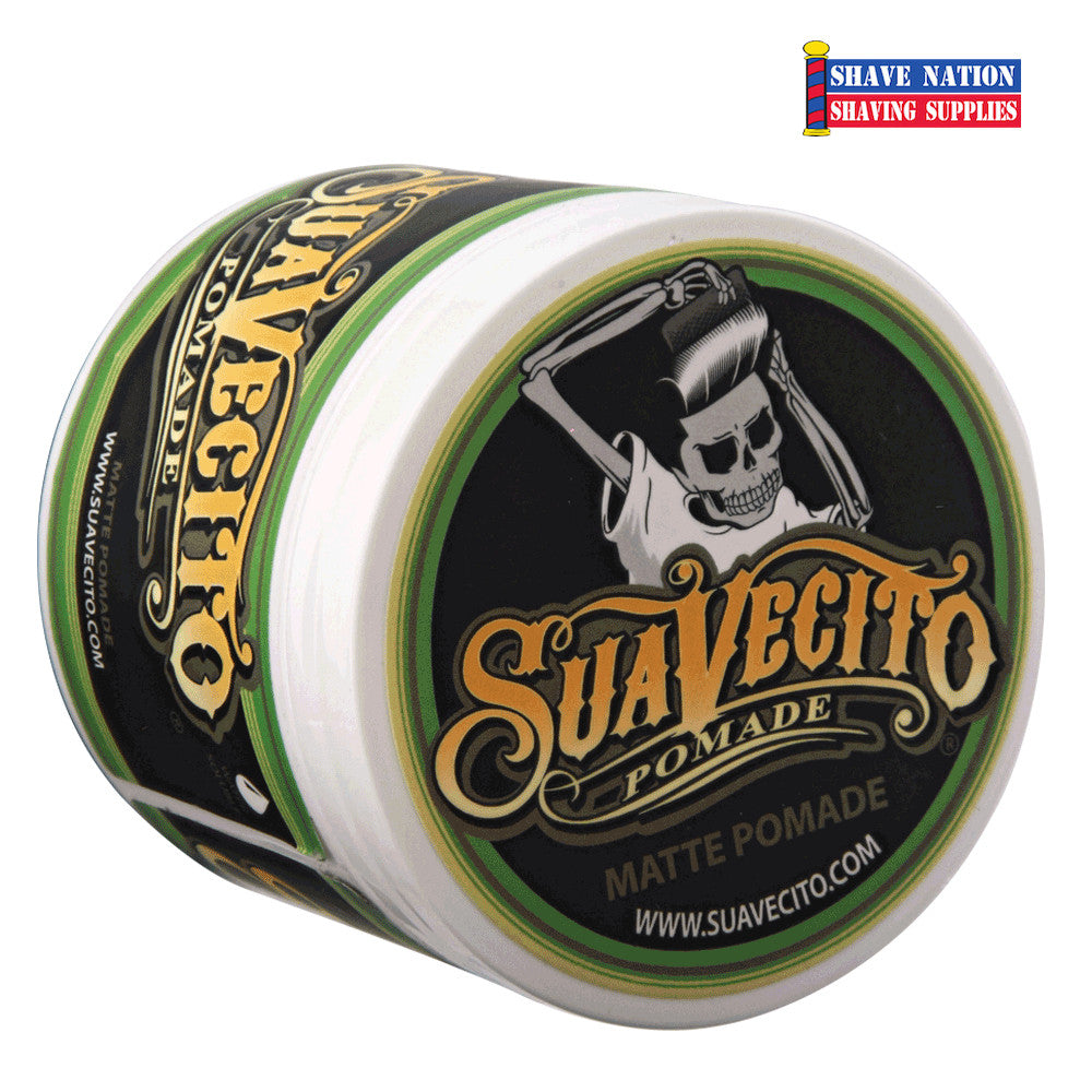 Suavecito Matte Hair Pomade for Men - Strong Hold & Low Shine Styling Wax - Perfect for Everyday Hairstyles, Formal Events & Professional Looks