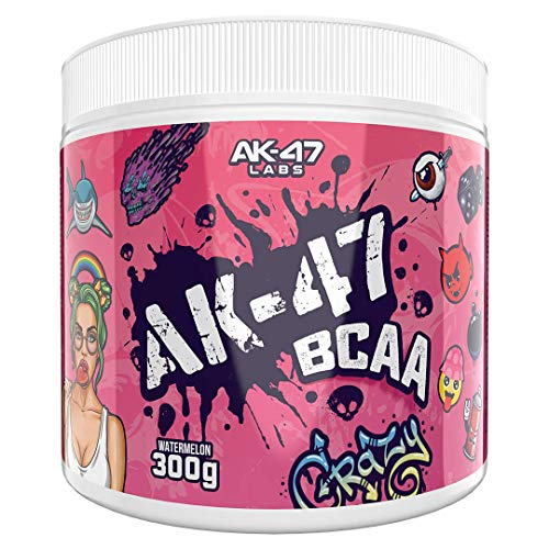 AK 47 Labs BCAA 300g - Premium Branched Chain Amino Acid Supplement for Muscle Recovery & Growth | Ideal for Workout, Fitness & Bodybuilding