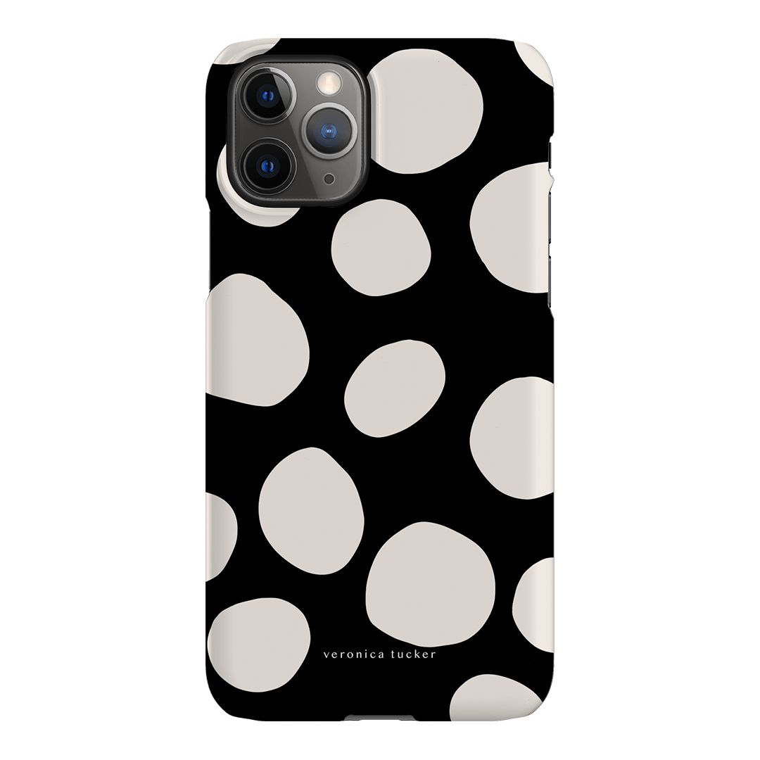 Premium Pebbles Noir Phone Case - Slim Protective Cover for iPhone & Samsung - Perfect for Everyday Use, Travel & Outdoor Activities