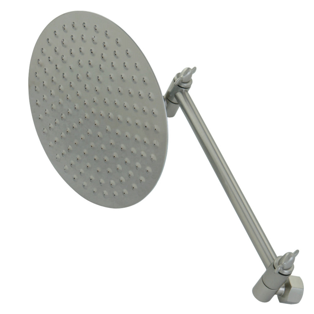 Kingston Brass K136K8 Victorian Style Adjustable Shower Head with Extendable Arm - Perfect for Bathroom Renovation & Spa-Like Shower Experience