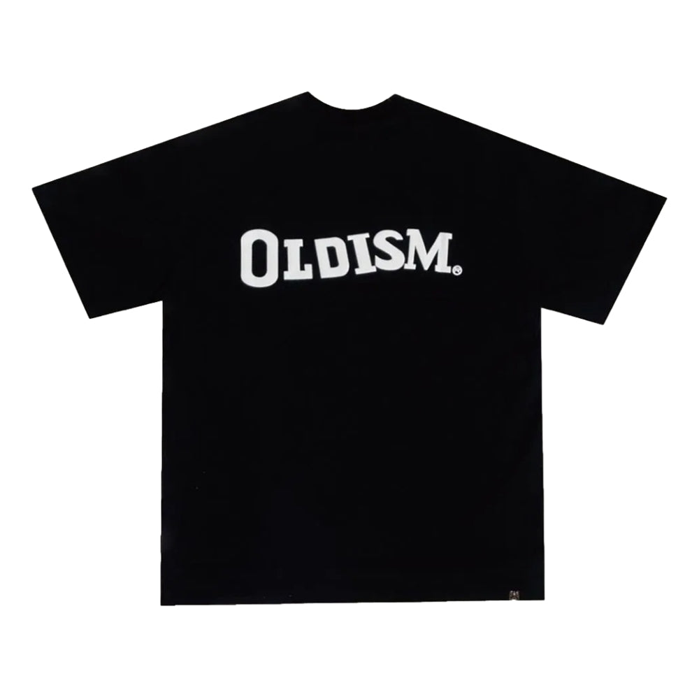 OLDISM OLD/SM Enterprise Black T-Shirt - Premium Cotton Crewneck Tee for Men & Women - Casual Wear, Street Style & Everyday Comfort