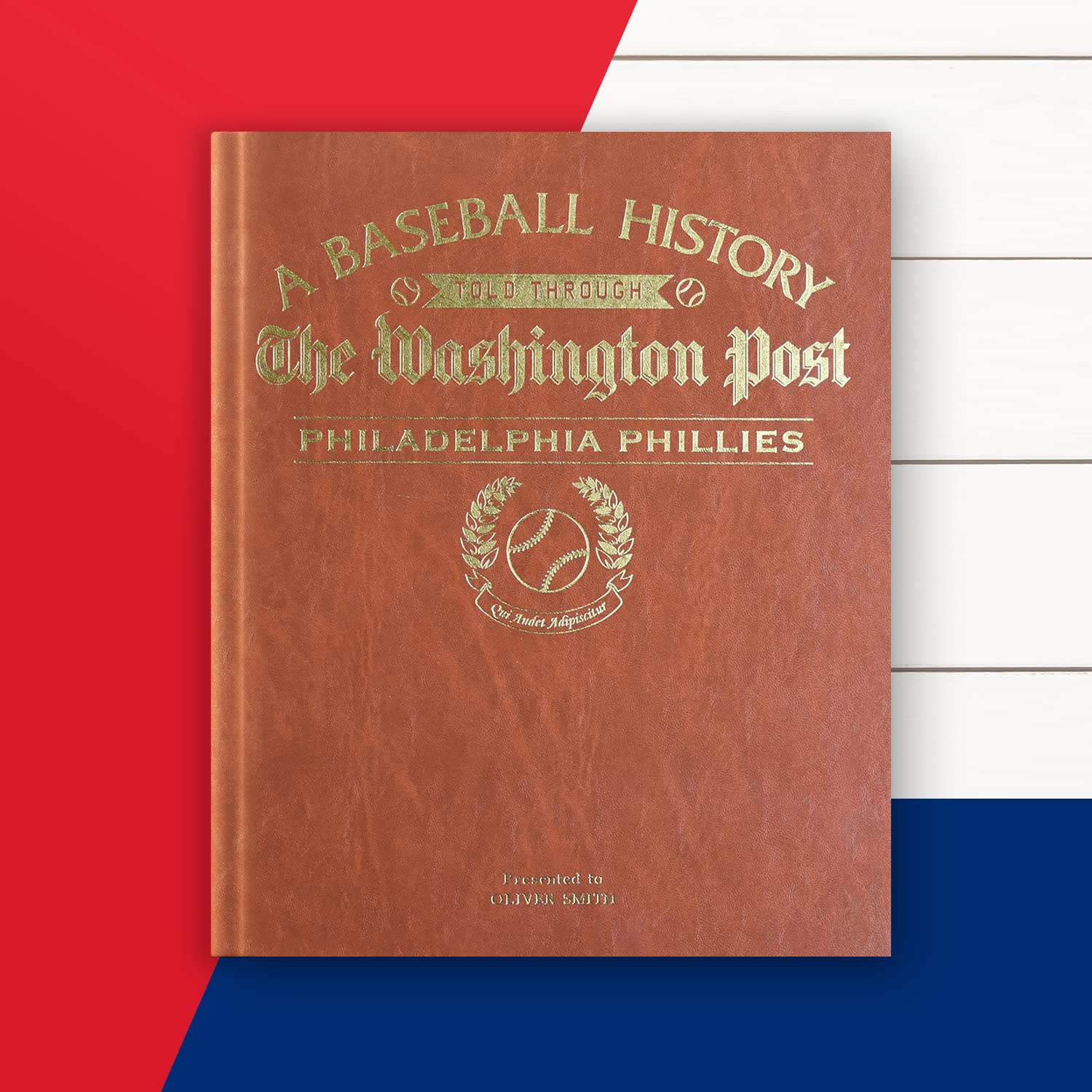 Personalized Baseball History Book - Custom MLB Gifts for Sports Fans - Major League Baseball Chronicle with Vintage Newspaper Coverage - Perfect for Father's Day, Birthday & Anniversary Presents