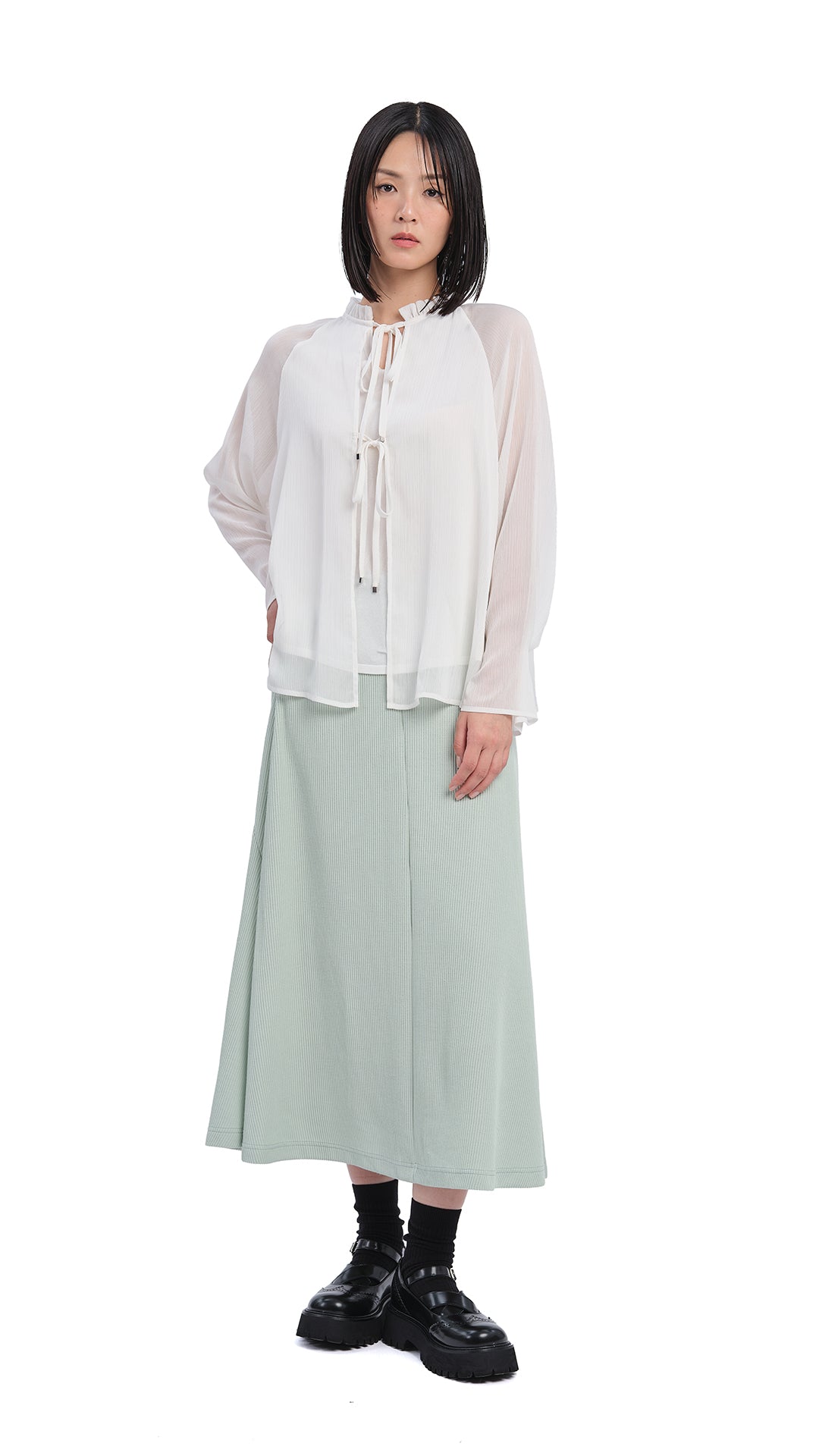 2 in 1 Women's Blouse - Versatile Button Down Shirt & Stylish Layering Top for Work, Date Night & Casual Outfits
