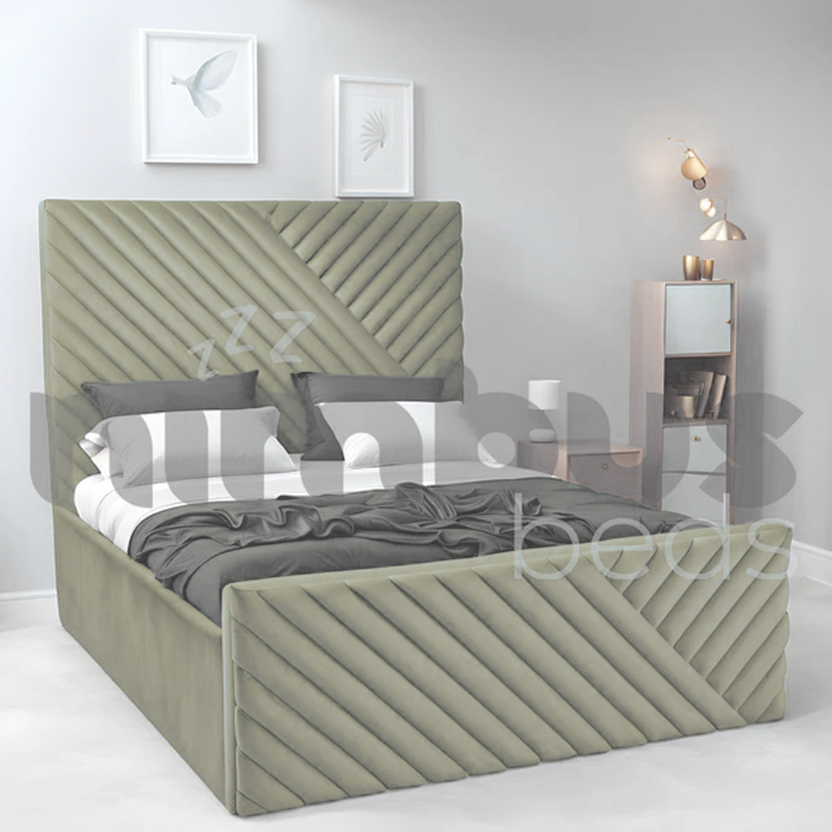 Premium Fraser Bed Frame - Queen Size, Sturdy Metal Platform with Wooden Slats, Noise-Free Support - Perfect for Master Bedrooms, Guest Rooms & Modern Apartments