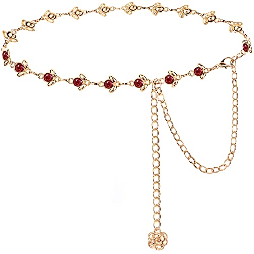 Gold Wine Red