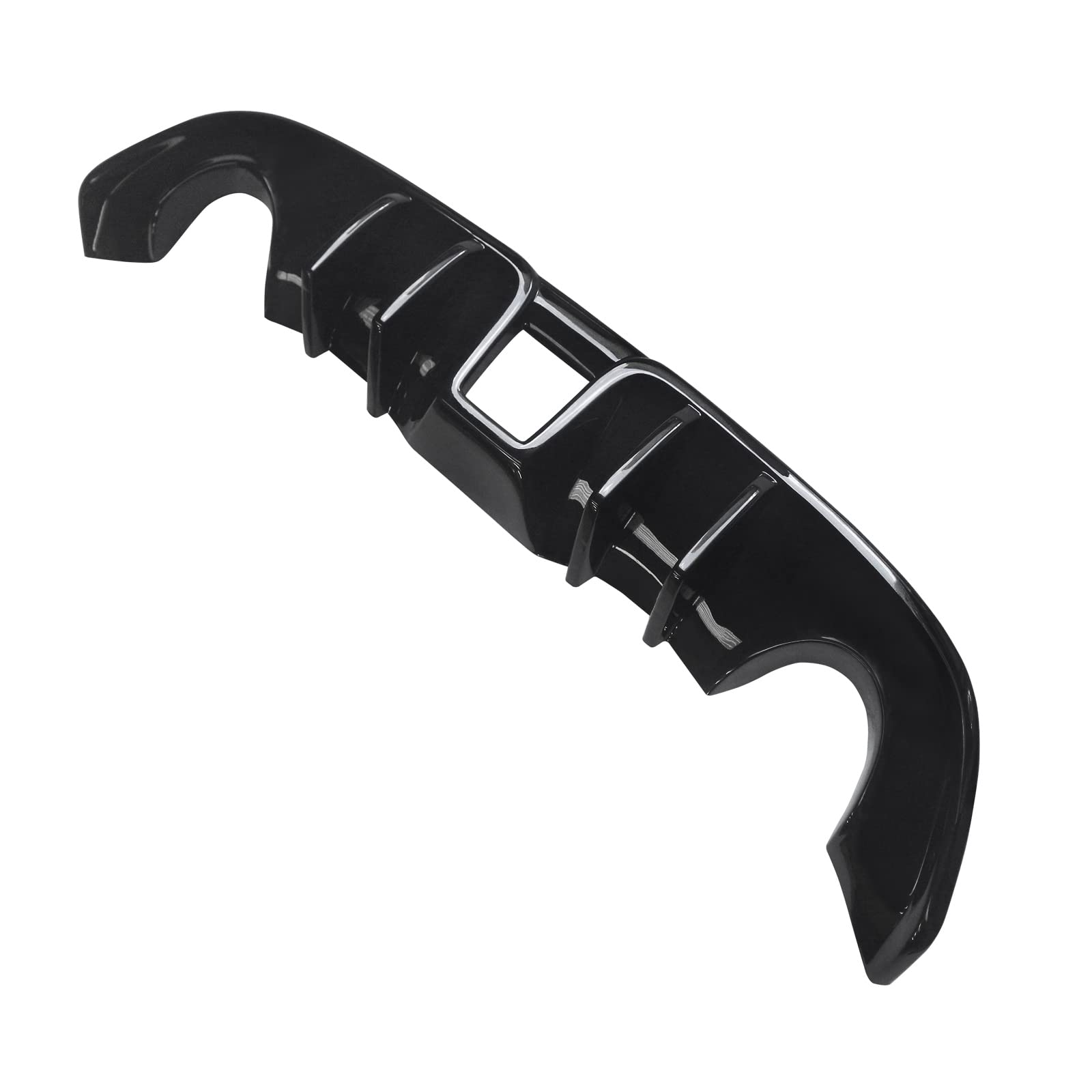 NINTE JDM L Shark Fin Style Rear Bumper Diffuser Valance for 2009-2020 Nissan 370Z Z34 - Upgrade Your Car's Aerodynamics & Style for Street Racing & Show Cars