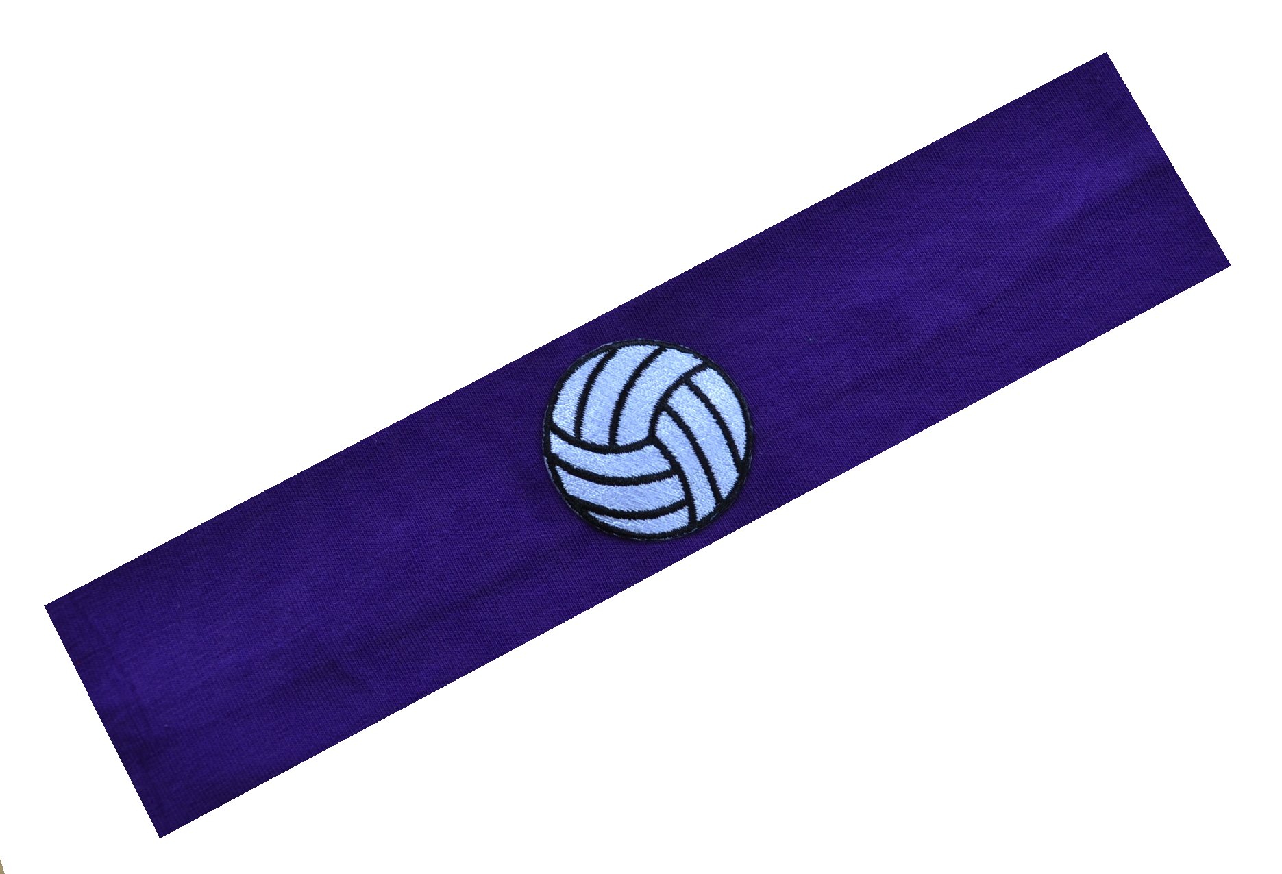 Volleyball Headband for Women & Girls - Breathable Cotton Stretch Sports Headband - Volleyball Team Gifts & Accessories - Perfect for Volleyball Practice, Games & Workouts