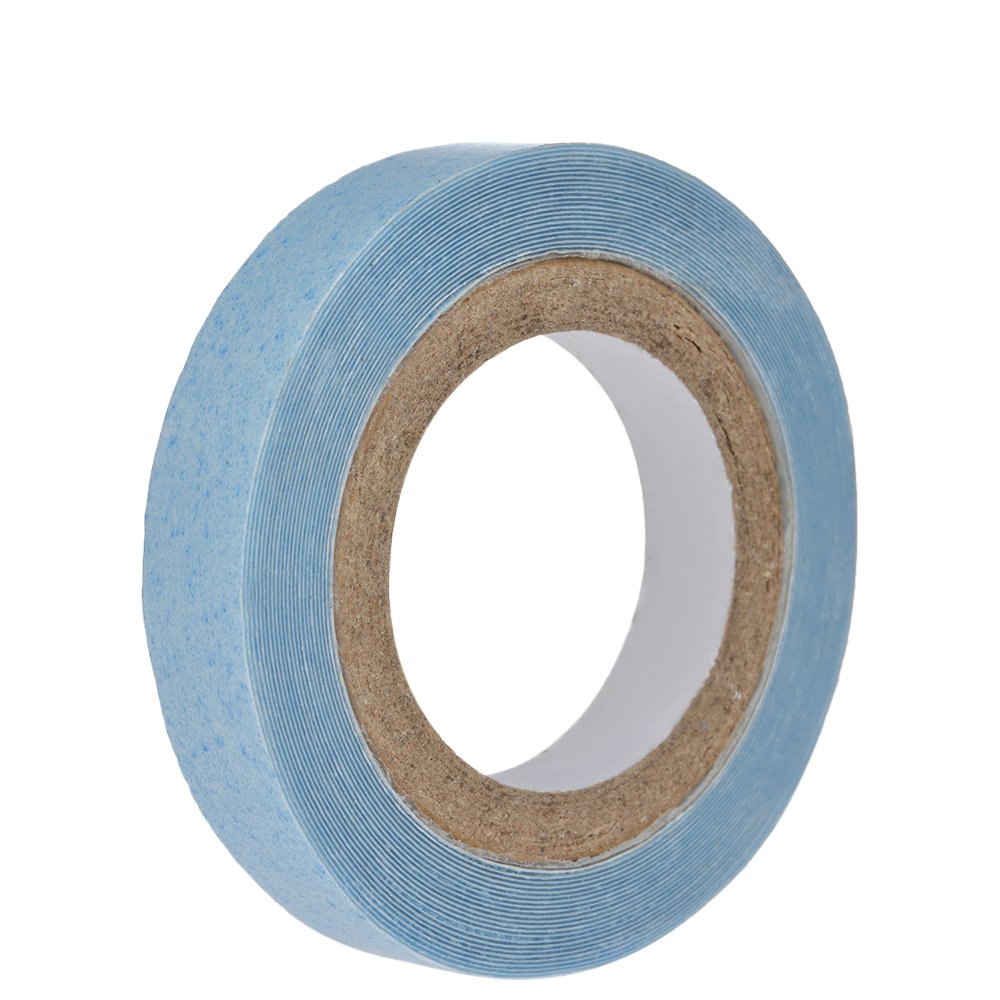 1 Roll 0.8cm x 3 Yards Waterproof Double Sided Hair Tape Adhesive for Hair Extensions, Toupees & Lace Wigs - Strong Hold, Skin-Friendly - Perfect for Salon Use, Daily Styling & Special Occasions