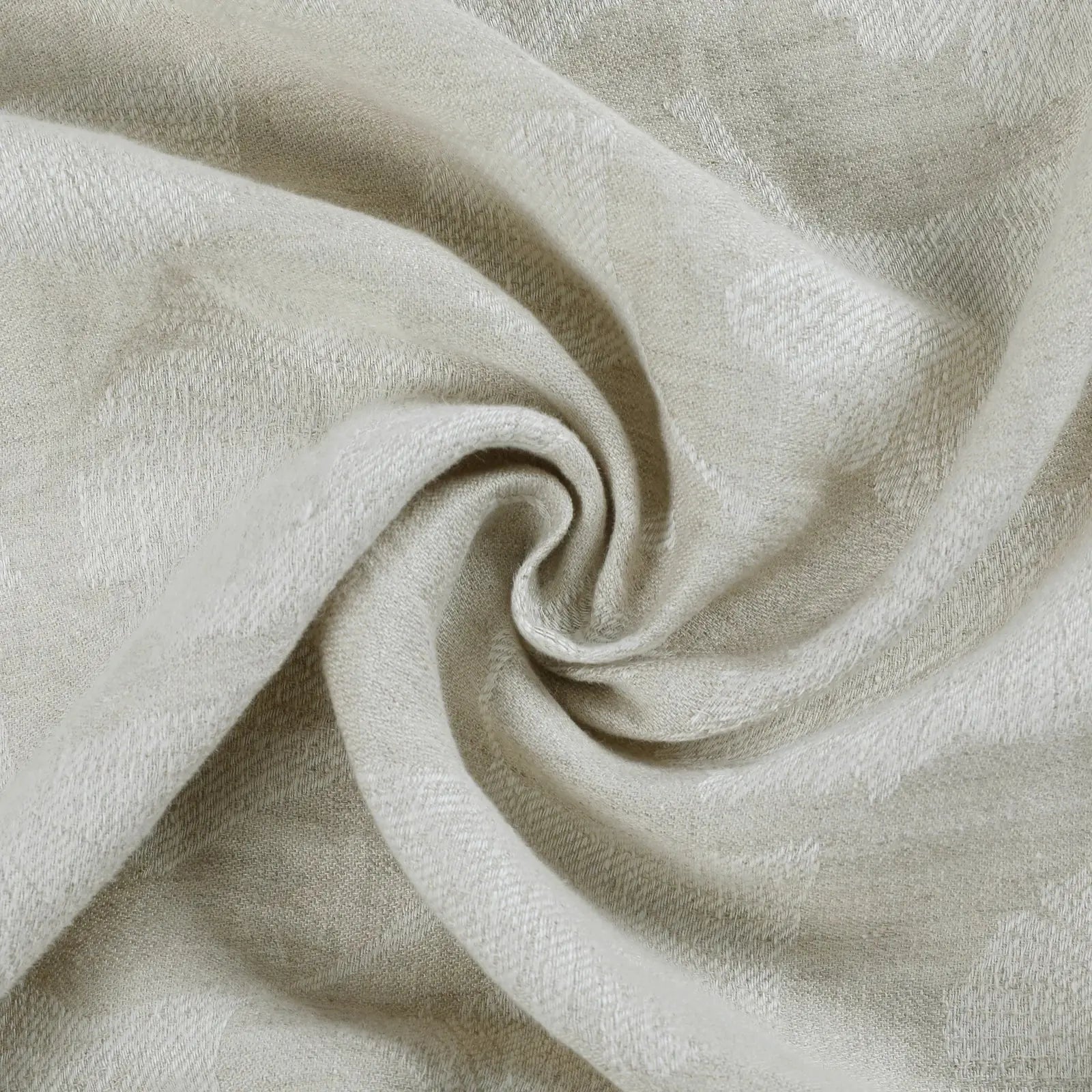Luxury 100% Linen Jacquard Pleated Curtains - Blackout Drapes for Living Room, Bedroom & Dining Room - Elegant Home Decor for Windows