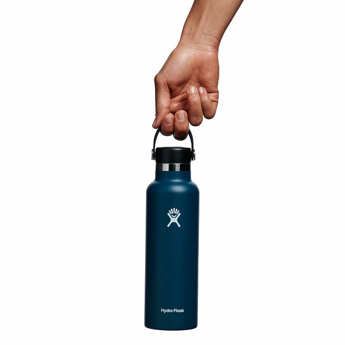 21 oz Standard Mouth Water Bottle - BPA Free, Leak Proof Stainless Steel Insulated Bottle for Gym, Hiking & Everyday Use