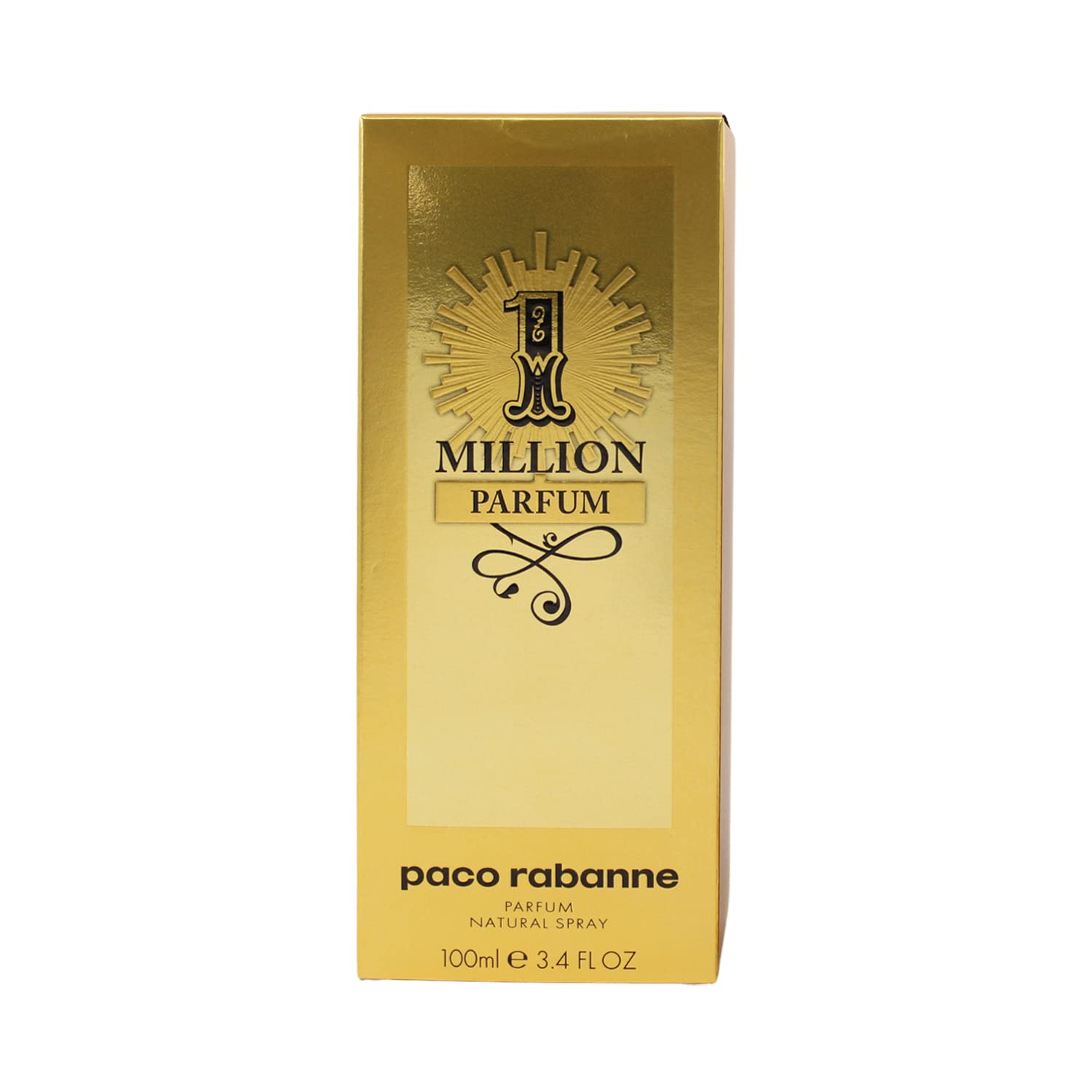 Paco Rabanne One Million for Men Eau de Parfum Natural Spray - 3.4 oz / 100ml | Long-Lasting Luxury Cologne for Date Night, Special Occasions & Gifts