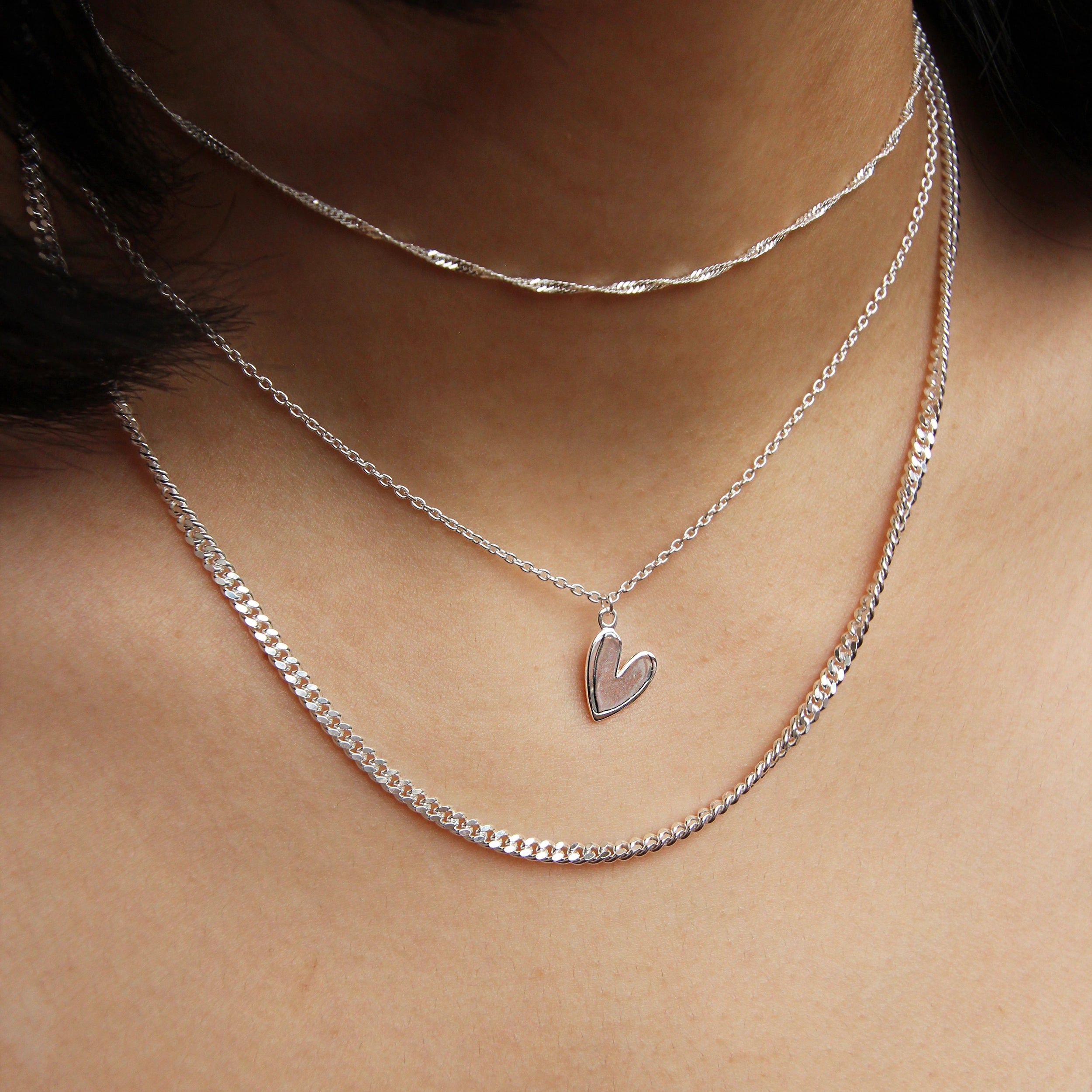 Lovely Sterling Silver Necklace for Women - Elegant & Timeless Jewelry Gift for Her - Perfect for Weddings, Anniversaries & Special Occasions