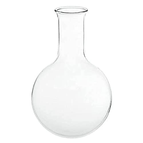 Premium 150ml Borosilicate Glass Round Bottom Boiling Flask - Lab-Grade Heat Resistant Chemistry Equipment for Distillation, Experiments & Science Projects