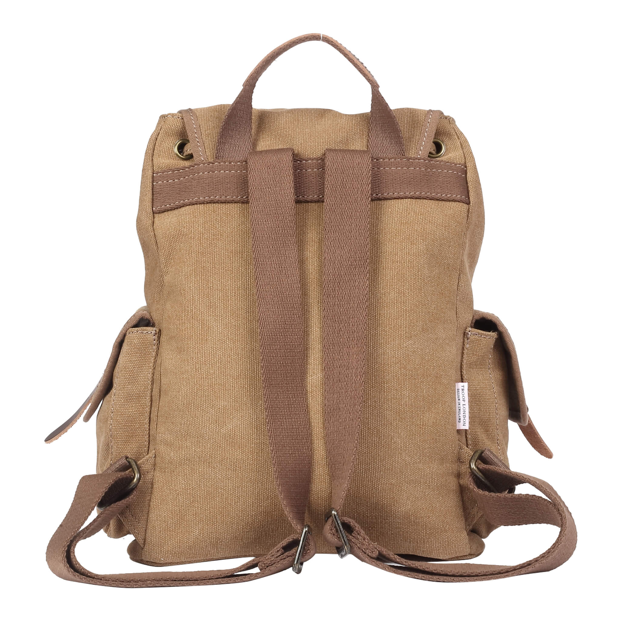 TRP0269 Troop London Classic Small Drawstring Backpack - Lightweight & Durable for School, Travel & Gym | Water-Resistant Daypack for Men & Women