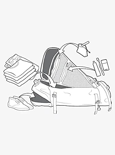 Burton Premium Travel Bag - Durable Carry-On Luggage for Airplane, Business Trips & Weekend Getaways | Lightweight & Water-Resistant
