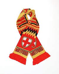 Watford FC Soccer Fan Scarf - Soft Acrylic Knit Football Scarf for Men & Women - Perfect for Matches, Stadium Games and Cold Weather Support
