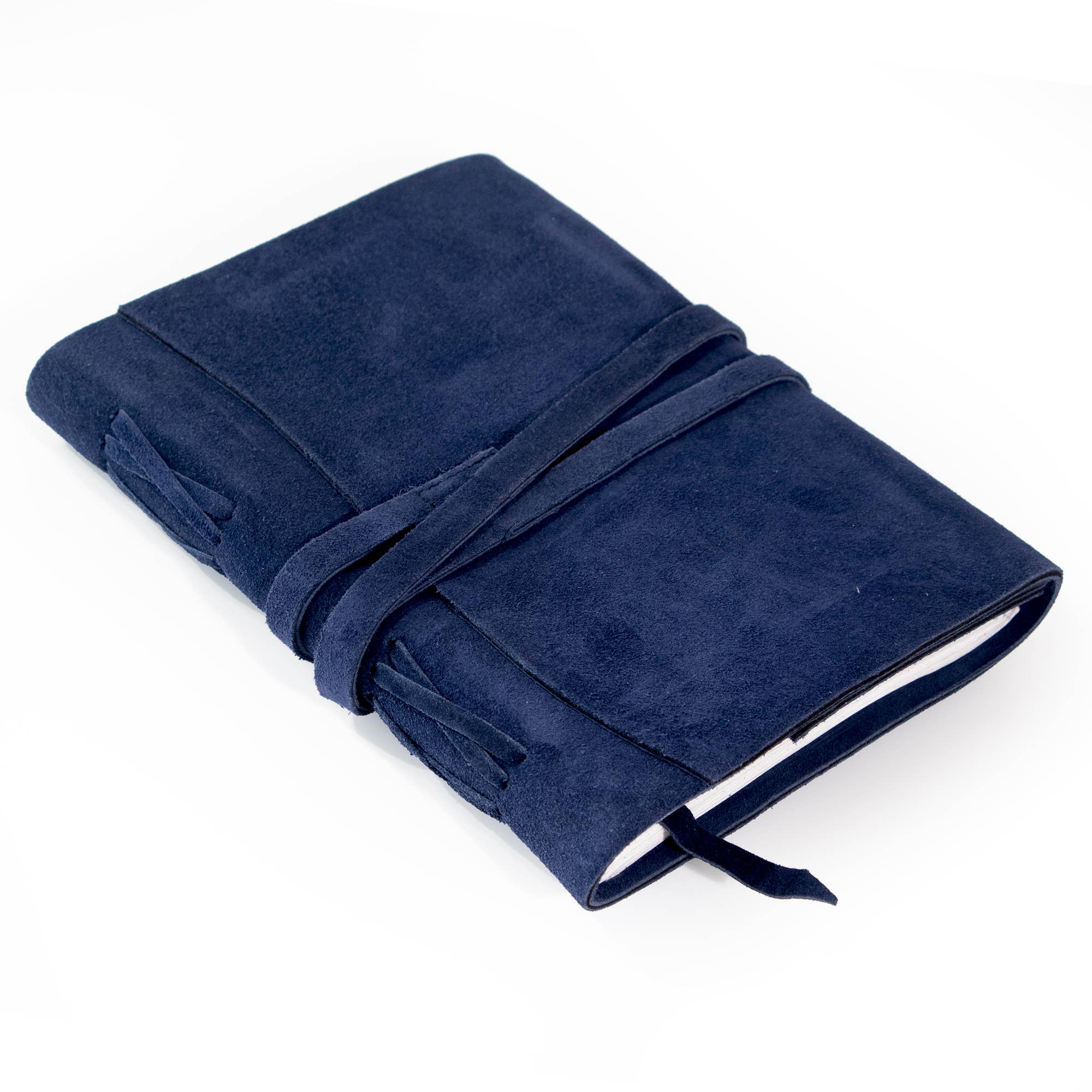 Premium Large Royal Blue Suede Leather Journal - Elegant Writing Notebook for Journaling, Sketching & Note Taking - Perfect Gift for Writers, Artists & Students