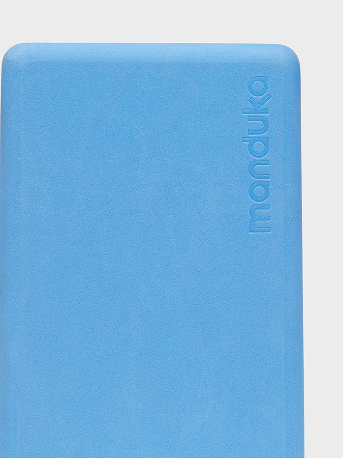 Manduka Recycled EVA Foam Yoga Block - Non-Slip Yoga Brick for Support & Alignment - Ideal for Yoga, Pilates & Meditation at Home or Studio