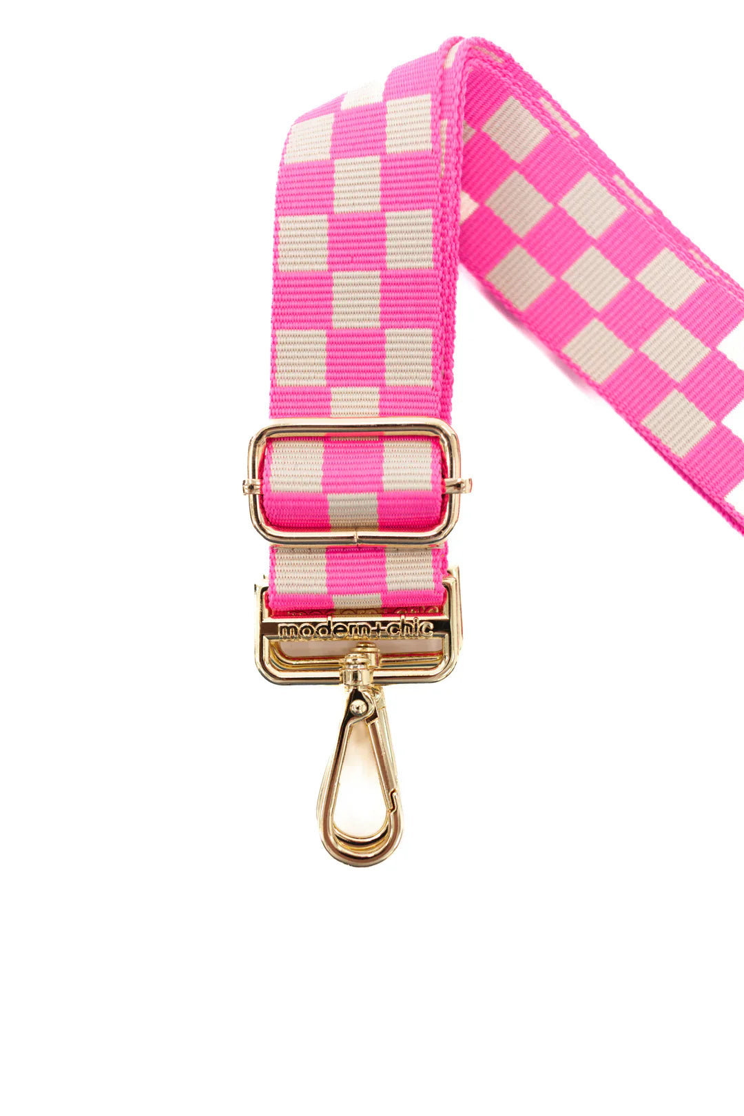 Lizzie Checkered Adjustable Crossbody Bag Strap - Stylish & Comfortable for Women, Perfect for Travel, Shopping & Daily Use