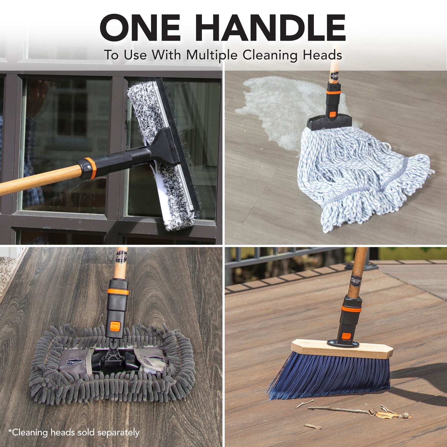 48 Inch Premium Wood Handle - Durable & Ergonomic for Gardening, Landscaping, and Outdoor Tools - Perfect for Shovels, Rakes, and Hoes