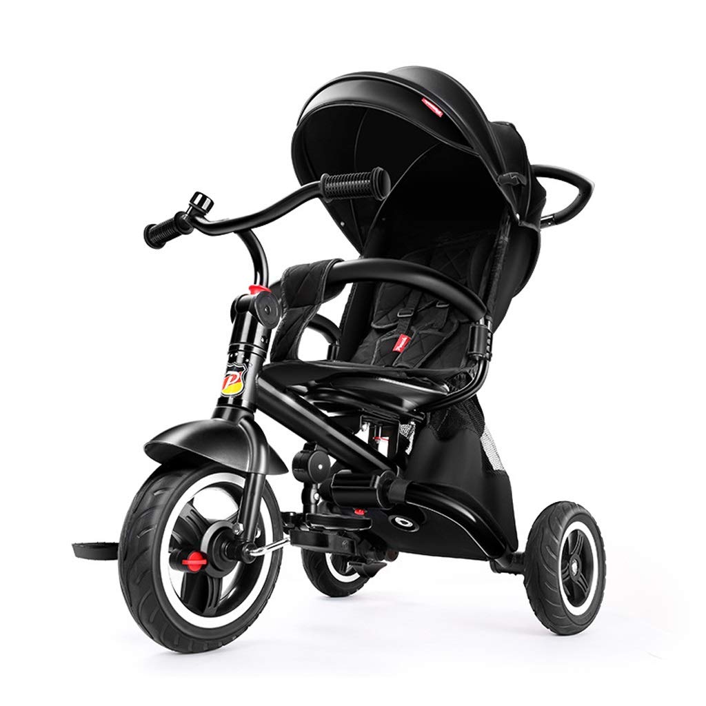 XYSQ Baby Tricycle with Stroller - 3-in-1 Convertible Infant Bike for Sitting & Lying Positions, Rotatable Sun Canopy - Perfect for Toddlers Outdoor Play, Park Rides & Daily Walks