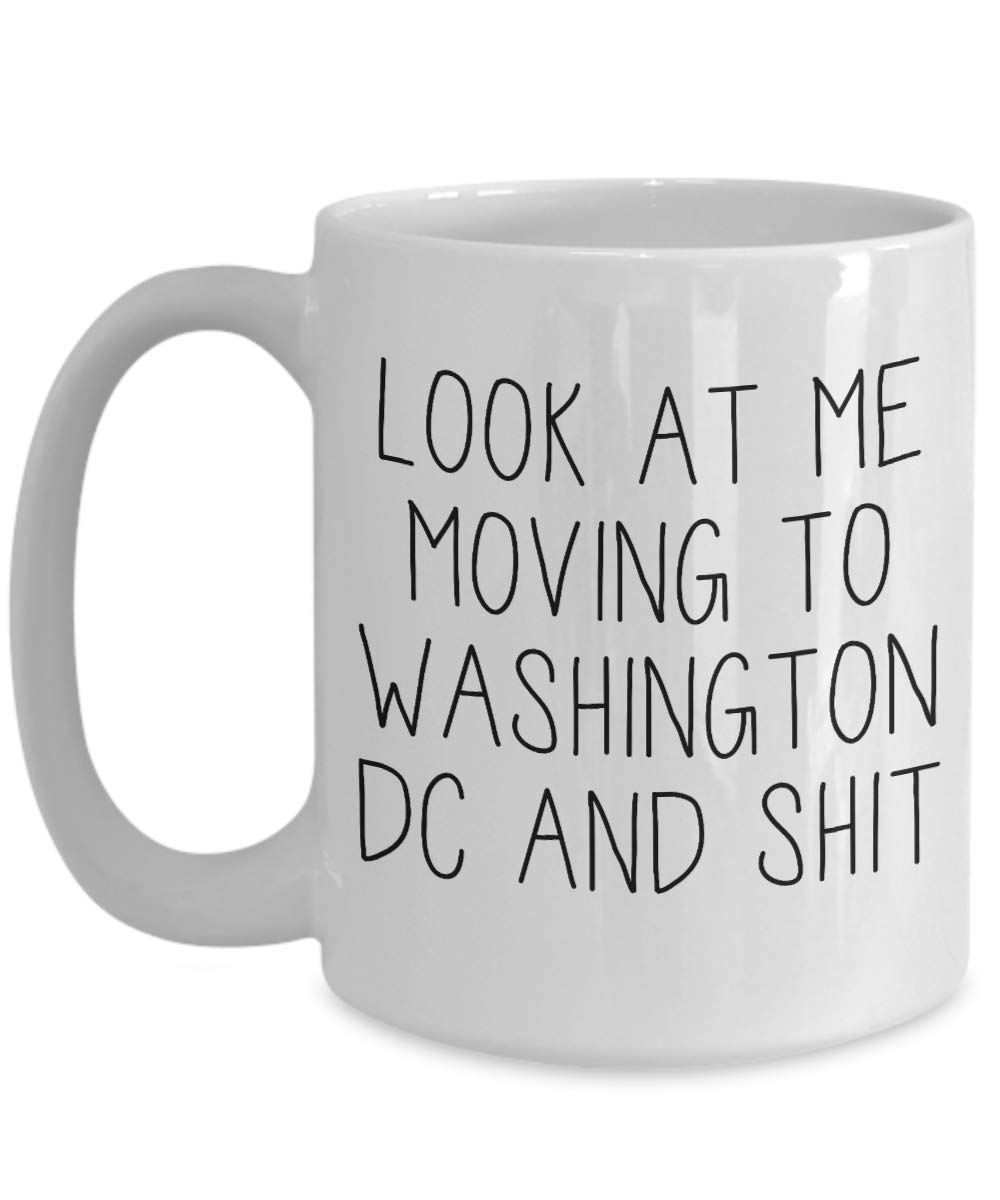 Washington DC Moving Gift Mug - Insulated Travel Tumbler for Coffee & Tea - Perfect Housewarming Present for New Residents & Relocation Gifts