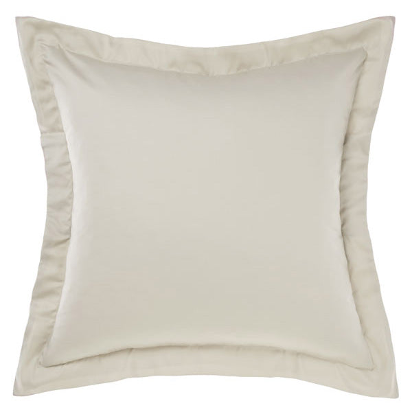 Augusta 100% Cotton 500 Thread Count Taupe European Pillowcase - Luxury Bedding for Hotels & Home Decor