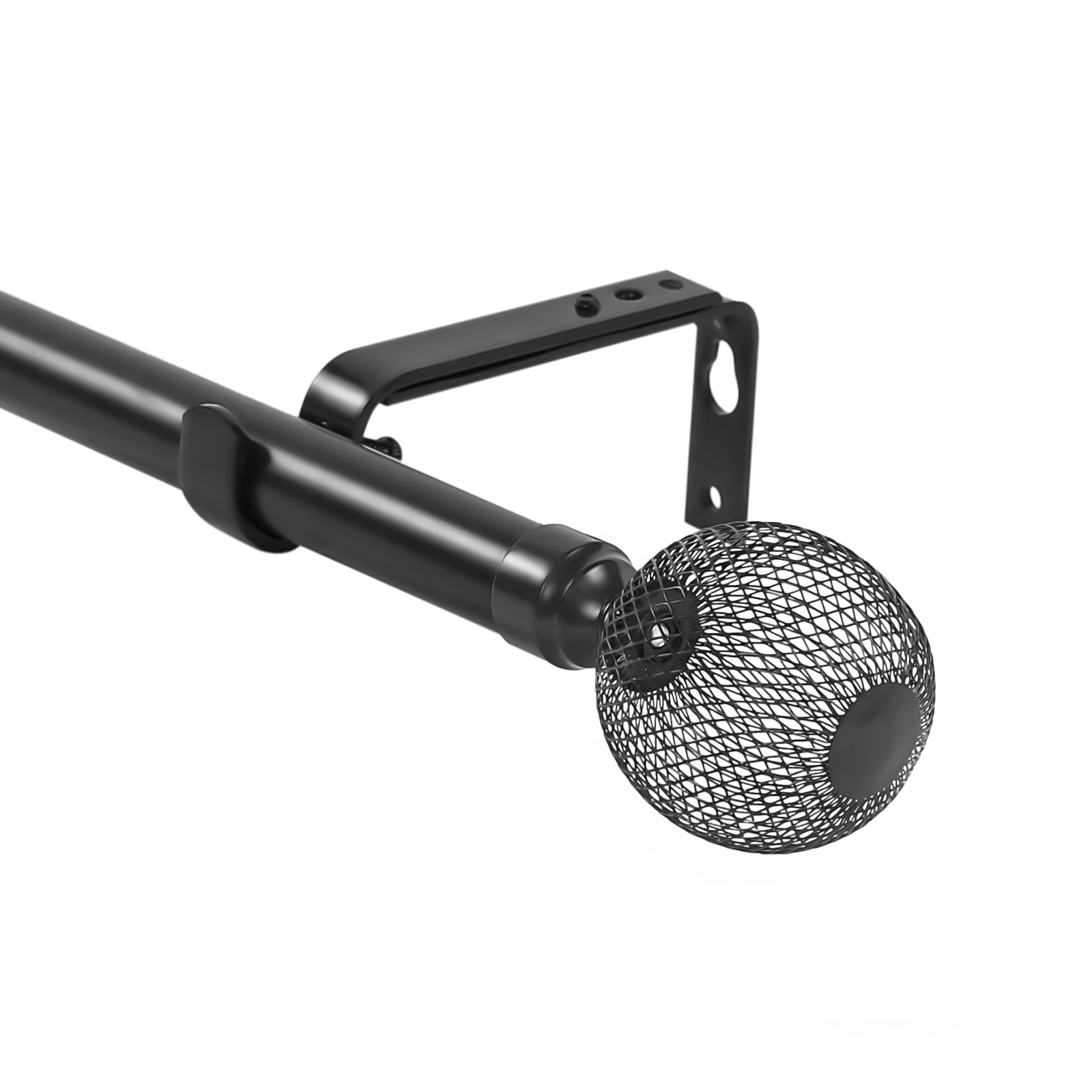 Urbanest 1-Inch Diameter Adjustable Single Drapery Curtain Rod for Windows - Columbia Collection | Perfect for Living Room, Bedroom & Home Decor