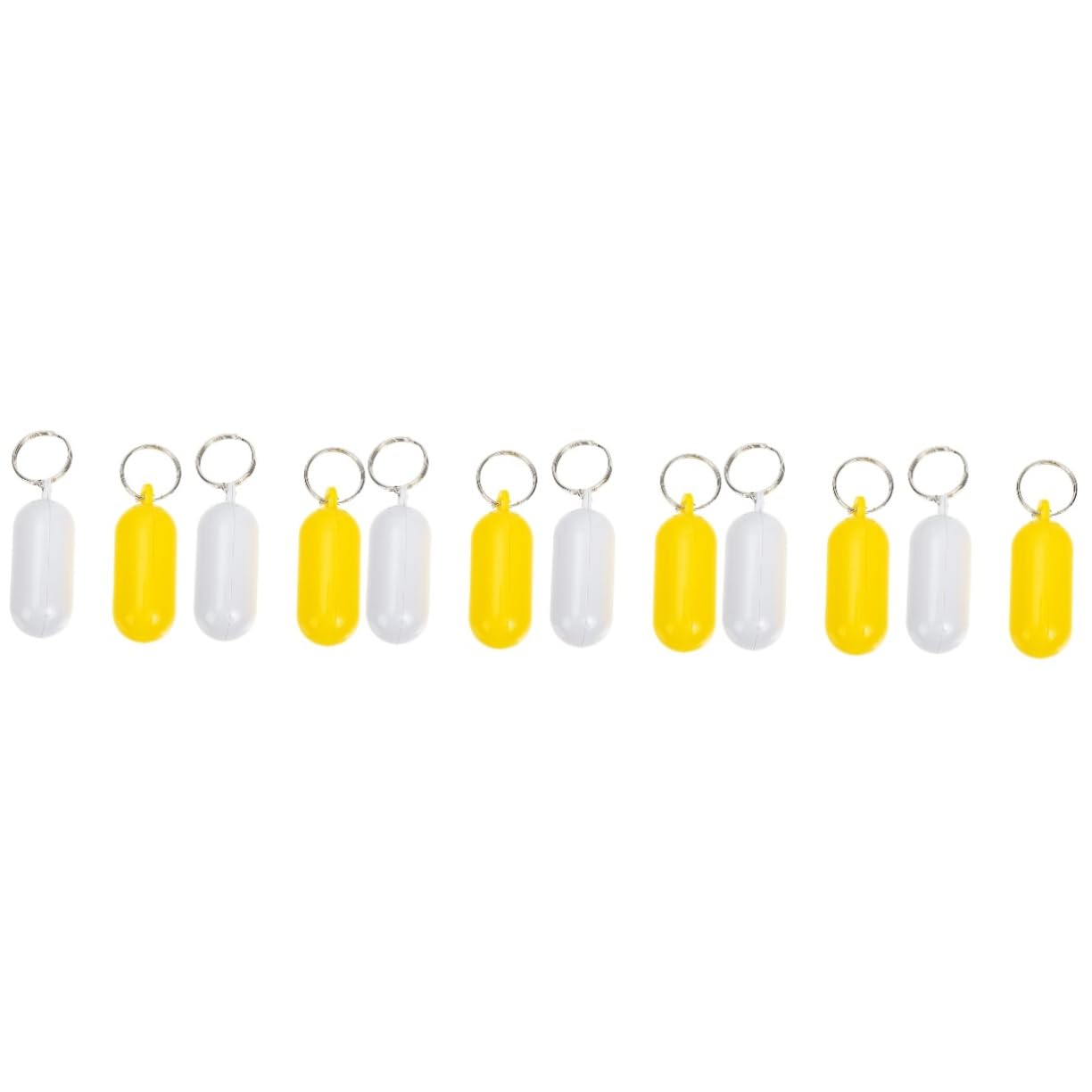 12 Pack Floating Keychain for Boat Keys - Waterproof ABS Key Holder with Pill Container - Perfect for Boating, Fishing, and Water Sports Accessories