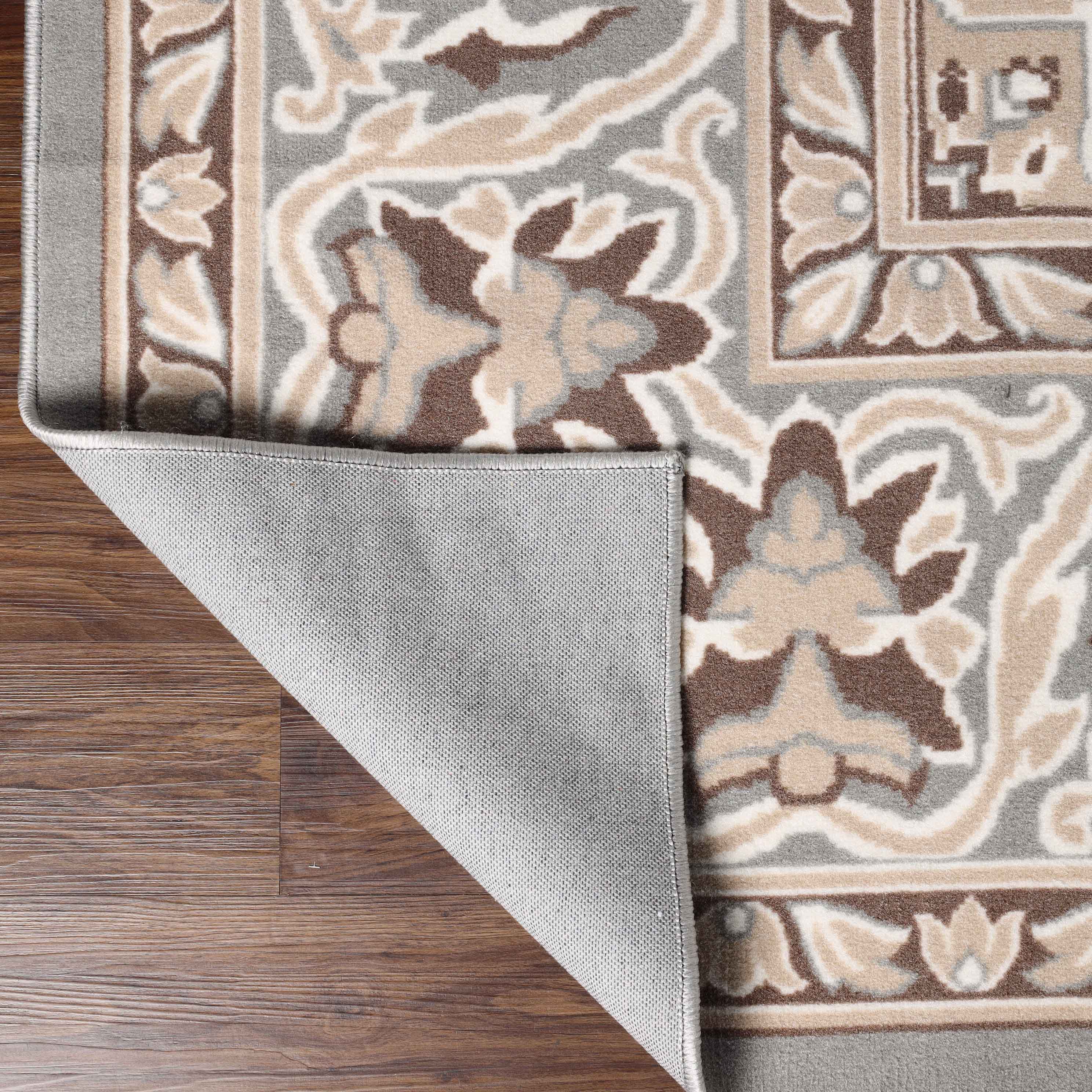 Glendale Traditional Floral Medallion Indoor Area Rug - Non-Slip Living Room Carpet, Bedroom Runner, Hallway Decor | Soft & Durable Home Floor Mat for Cozy Interior Design