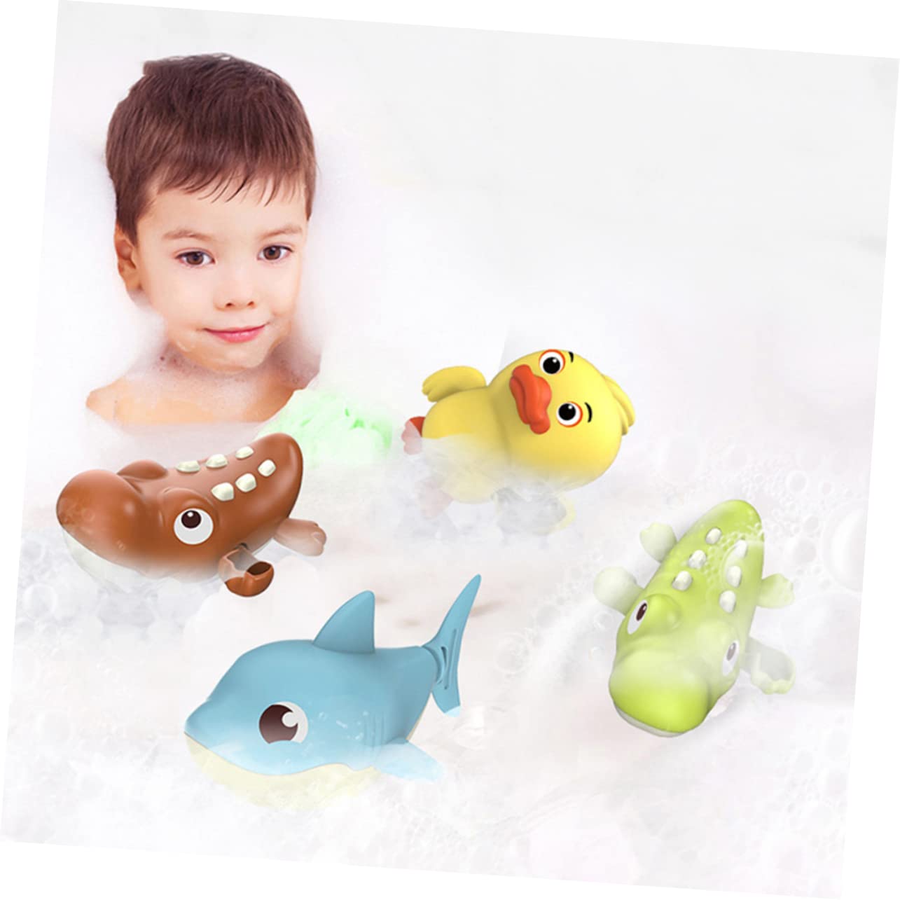 UPKOCH 12 Pcs Floating Animal Bath Toys for Kids - Fun PVC Pool & Bathtub Water Toys for Toddlers, Perfect for Swimming Pools, Bath Time, and Outdoor Water Play