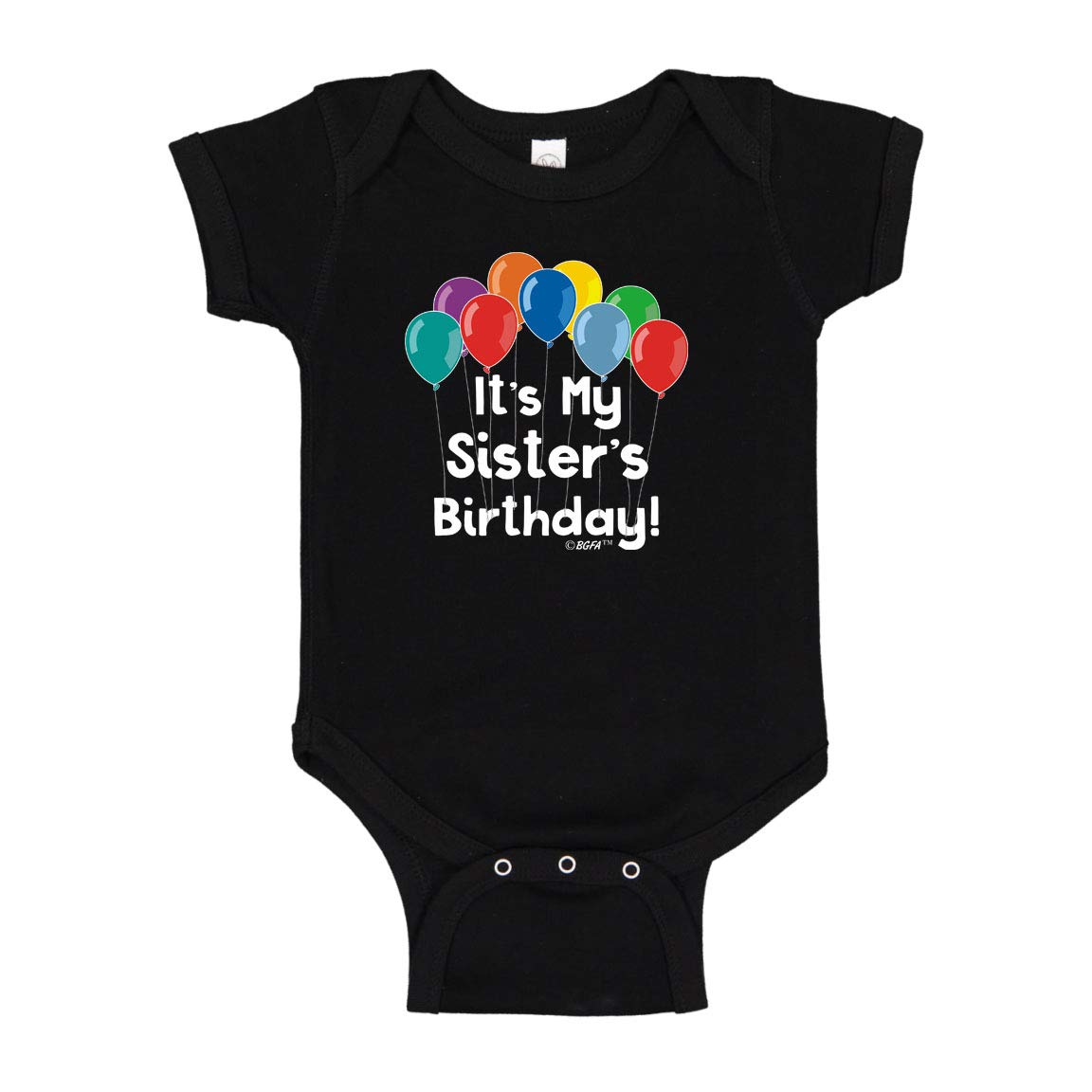 My Sister's Birthday Party Outfit - Cute & Comfortable Bodysuit for Baby Girls | Perfect for Birthday Celebrations, Family Photos & Special Occasions