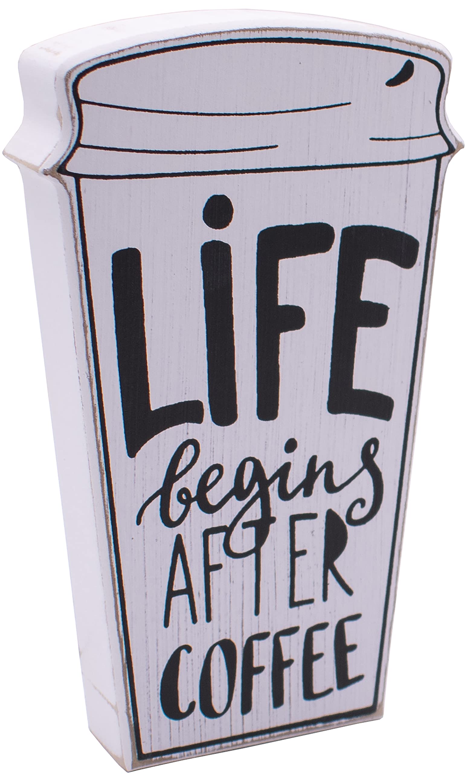 Rustic Wooden Coffee Lover Sign - 5
