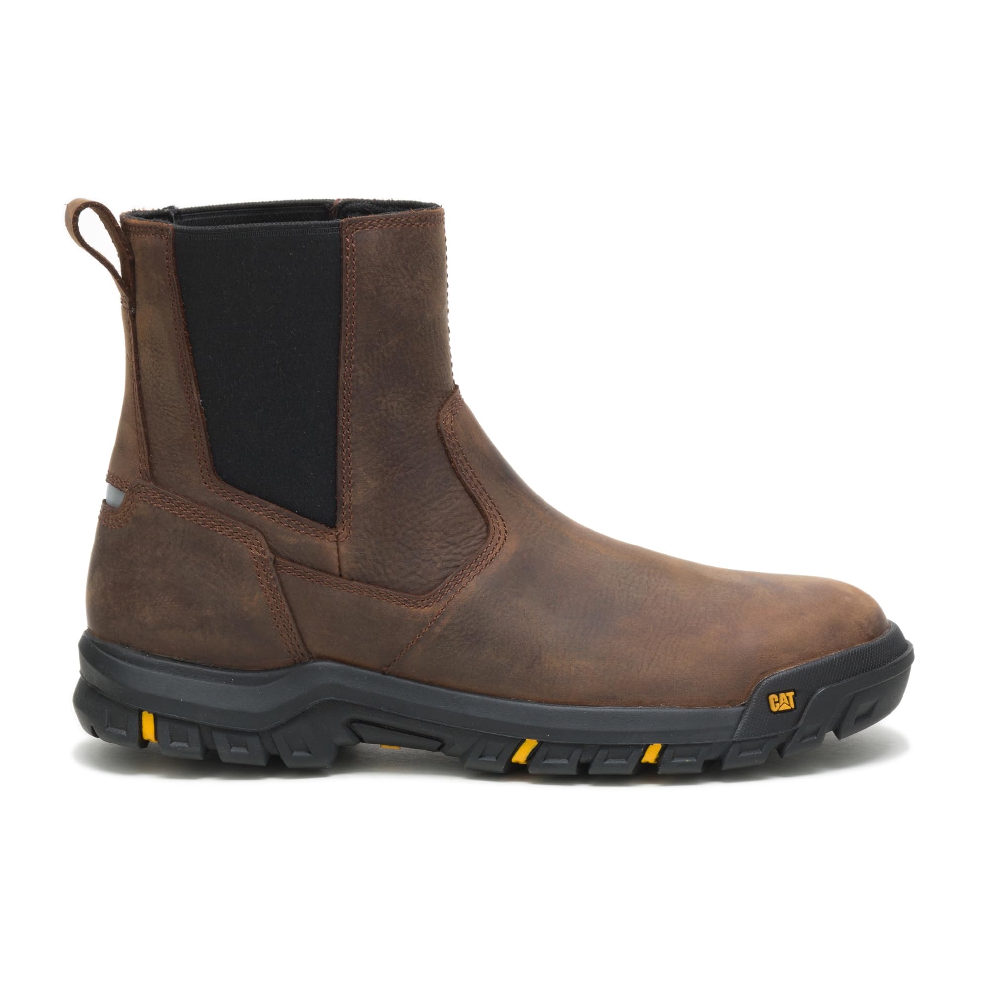 CAT Men's Wheelbase Steel Toe Construction Boot - Waterproof Work Boots for Heavy Duty & Outdoor Jobs - Ideal for Construction, Landscaping & Industrial Work