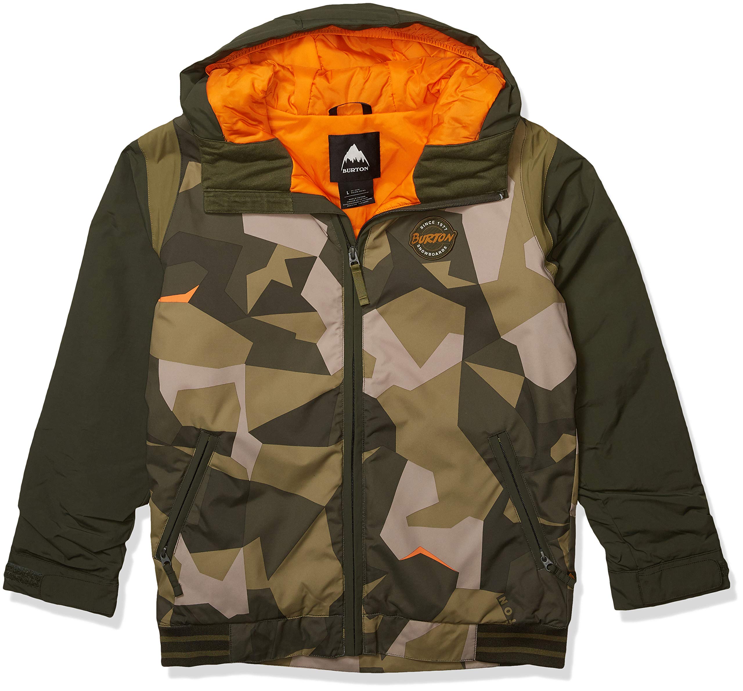 Burton Boys' Waterproof & Breathable Ski Snowboard Jacket - Winter Coat for Kids with Warm Insulation | Perfect for Snowboarding, Skiing & Outdoor Winter Activities