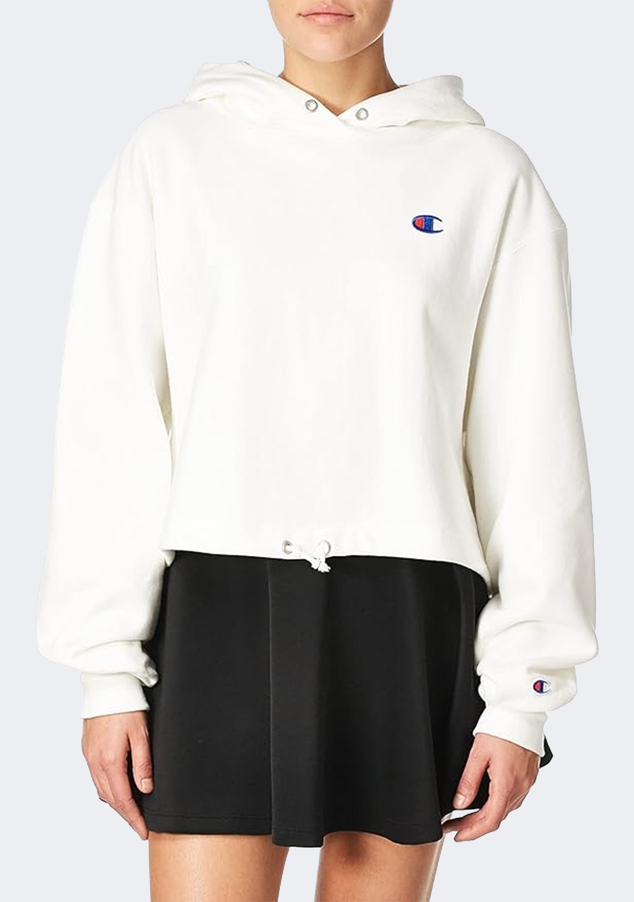 Champion Women's Reverse Weave Cinch Hoodie - Soft Fleece Pullover with Adjustable Drawstring for Casual Wear, Gym & Lounge