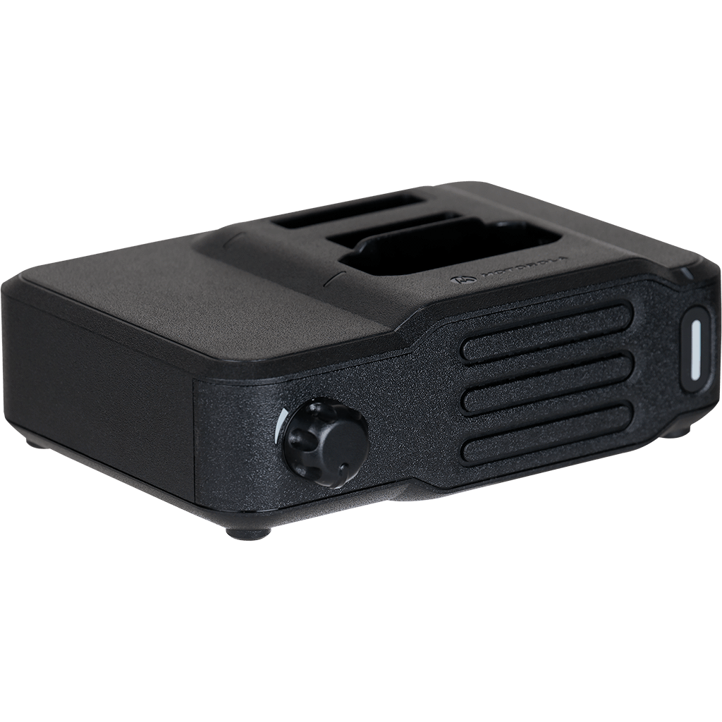 Motorola RLN6506 Minitor 6 Amplified Charger - Fast Charging for Two-Way Radios | Perfect for Emergency Responders & Security Professionals