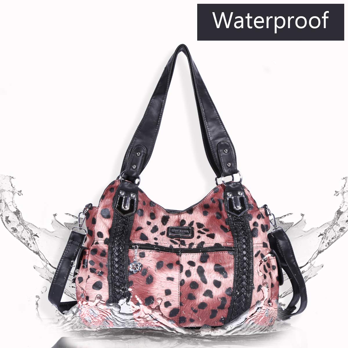 Angel Barcelo Women's Roomy Hobo Handbag - Stylish Leather Shoulder Bag & Tote Purse for Work, Travel & Everyday Use